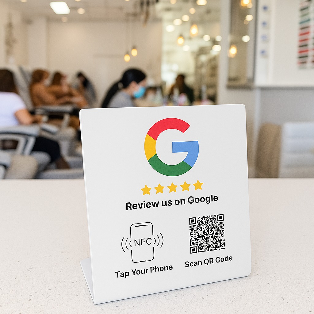 Google Review Stand